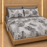 Lit simple complet et lit double 1609 09 My Princess Grey Eyes "Ferragni" Impression numérique 3D Marta Marzotto + 2 taies d'oreiller fabriquées en Italie