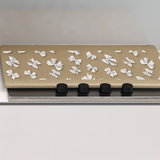 Coprifornelli imbottito fantasia FIOCCO fornelli cucina 50cm X 80cm Made in Italy 0902