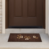 85x125 Tapis de caméra Marta Marzotto Versace Style Rose Wet Impression 3D Coton Divers Fantasmes Velouche Effet Fabriqué en Italie