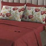 Set Lenzuola Matrimoniale - BEAUTIFUL - stampa digitale 3D Marta Marzotto + 4 federe Made in Italy