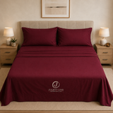 Completo Letto Matrimoniale 100% Cotone MADD home tinta unita lenzuola federe Made in Italy 0100