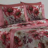 Lit simple complet et lit double 1609 09 My Princess Grey Eyes "Ferragni" Impression numérique 3D Marta Marzotto + 2 taies d'oreiller fabriquées en Italie