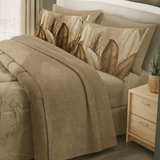 Lit simple complet et lit double 1609 09 My Princess Grey Eyes "Ferragni" Impression numérique 3D Marta Marzotto + 2 taies d'oreiller fabriquées en Italie