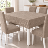 Copritavolo elasticizzato rettangolare FOLIAGE, Marta Marzotto, x6 e x12 Posti, Made in Italy