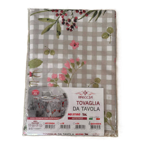 Tovaglia da tavola / Copritavolo Antimacchia Quadrata Varie fantasie - Made in Italy Juliet's Line / BRECCIA