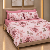 Lit simple complet et lit double 1609 09 My Princess Grey Eyes "Ferragni" Impression numérique 3D Marta Marzotto + 2 taies d'oreiller fabriquées en Italie