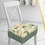 Coppia Cuscini con molla imbottiti fantasia GINEVRA coprisedia cuscini cucina 2 pezzi