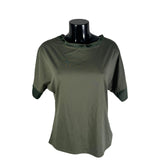 T-shirt con bordi lurex, vari colori  Made in Italy