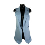 Giacca smanicata lunga , vari colori, Made in Italy