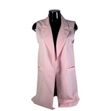 Giacca smanicata lunga , vari colori, Made in Italy