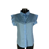 Camicia Basic Donna maniche corte, vari colori, Made in Italy