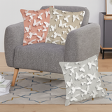 Taie d'oreiller Federina Martina pour un coussin de 40x40 ou 50x50 avec Zip, fabriqué en Italie