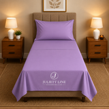 Completo Letto Singolo, MADD home tinta unita lenzuola federe Made in Italy