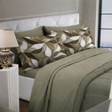 Lit simple complet et lit double 1609 09 My Princess Grey Eyes "Ferragni" Impression numérique 3D Marta Marzotto + 2 taies d'oreiller fabriquées en Italie