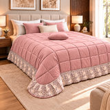 Double Velvet Quilt, hiver Marta Marzotto 350g double 100% fabriqué en Italie Brown