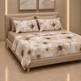 Set Completo Letto Matrimoniale con 4 federe - PAPAVERO - in COTONE ART. MEDUSA stampa digitale 3D Juliet's Line Made in Italy