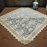 Centro Quadrato in macramè, VENERE, Berenice, 90 x 90cm, merletto,vari colori Made in Italy