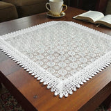 Centro Quadrato in macramè, MARGHERITE, Berenice, 90 x 90cm, merletto,vari colori Made in Italy