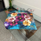 Centrotavola Quadrato FLORES 90cm X 90cm tavolo coordinato cucina