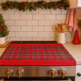 Coprifornelli imbottito fantasia TARTAN fornelli cucina 50cm X 80cm Made in Italy