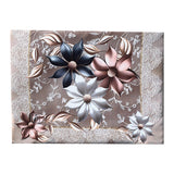 COPRIFORNELLI imbottito fantasia fiori BEST FLOWERS cucina 50cm X 75cm coordinato Made in Italy vari colori, 1232