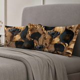 Set Completo Letto Matrimoniale stile PERFECT stampa digitale 3D Marta Marzotto + 2 federe Made in Italy