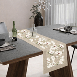 Runner striscia o tovaglietta da tavolo IRIS cotone 40cmX140cm cucina tavola Made in Italy
