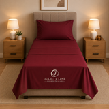 Completo Letto Singolo, MADD home tinta unita lenzuola federe Made in Italy