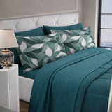 Lit simple complet et lit double 1609 09 My Princess Grey Eyes "Ferragni" Impression numérique 3D Marta Marzotto + 2 taies d'oreiller fabriquées en Italie