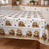 TovagliaPasqua x6 o x12 - BUNNY BASKET - Pasqua - GOLDLINE Made in Italy