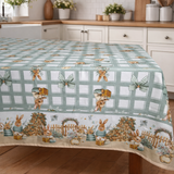 Tovaglia Pasqua x6 o x12 - GREEN EASTER - Pasqua - GOLDLINE Made in Italy