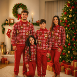 Pigiama in Pile  BIMBO/A Natalizio mod. ORSETTI con ZIP - Sommaruga, Made in Italy, natale 1107