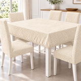 Copritavolo elasticizzato rettangolare FOLIAGE, Marta Marzotto, x6 e x12 Posti, Made in Italy