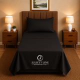 Completo Letto Singolo, MADD home tinta unita lenzuola federe Made in Italy