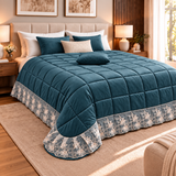 Double Velvet Quilt, hiver Marta Marzotto 350g double 100% fabriqué en Italie Brown