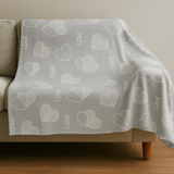 Plaid PARIS in pile TR SINGOLO, invernale caldo, 130cm x 160cm, varie fantasie