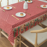 Tovaglia x6 Natalizia TREE , Sommaruga, no stiro stampata 160gsm, , Natalizia, Made in taly