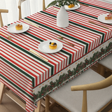 Tovaglia x12 Natalizia TREE , Sommaruga, no stiro stampata 160gsm, , Natalizia, Made in taly