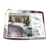 Copritestata letto Marta Marzotto mod. ELENOIRE , vari colori, estensibile fino a 230cm Made in Italy