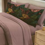 Lit simple complet et lit double 1609 09 My Princess Grey Eyes "Ferragni" Impression numérique 3D Marta Marzotto + 2 taies d'oreiller fabriquées en Italie