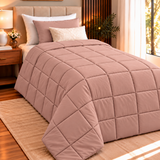 TRAPUNTA invernale double face TINTA UNITA Marta Marzotto PIAZZA E MEZZA doppio colore completo letto Vari colori - Made in Italy 0531