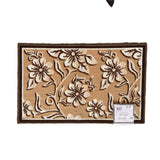 85x125 Tapis de caméra Marta Marzotto Versace Style Rose Wet Impression 3D Coton Divers Fantasmes Velouche Effet Fabriqué en Italie