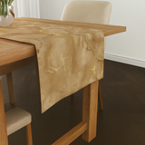 Runner striscia o tovaglietta da tavolo MARBLE DESIGN cotone 40cmX140cm cucina tavola Made in Italy