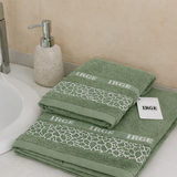 Asciugamani Viso + Ospite IRGE 1+1 SISSY in spugna, vari colori - Made in Italy