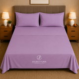 Completo Letto Matrimoniale 100% Cotone MADD home tinta unita lenzuola federe Made in Italy 0100