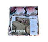 Lit simple complet et lit double 1609 09 My Princess Grey Eyes "Ferragni" Impression numérique 3D Marta Marzotto + 2 taies d'oreiller fabriquées en Italie