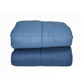 Double face Single Winil Quilt, couleur unie, Marta Marzotto Double Couleur Lit complet Différentes couleurs - Fabriqué en Italie