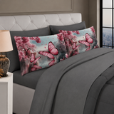 Set Completo Letto Matrimoniale - SOGNO - in POLICOTONE stampa digitale 3D Marta Marzotto + 4 federe Made in Italy