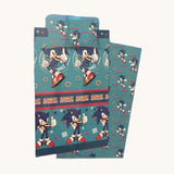 Completo Letto Singolo SONIC, Disney 100% Cotone 1 federa + lenzuolo di sopra + sotto con angoli