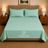 Completo Letto Matrimoniale 100% Cotone MADD home tinta unita lenzuola federe Made in Italy 0100